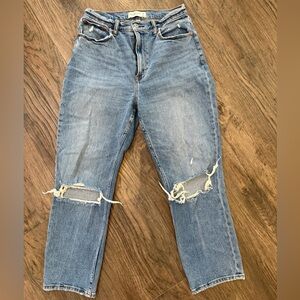 Abercrombie & Fitch Curve Love Ankle Straight